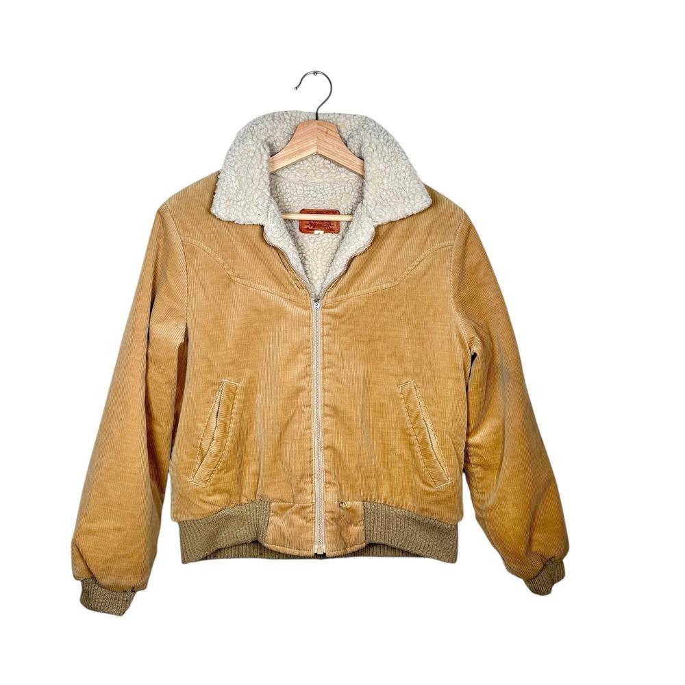 Vintage Levi's Corduroy Sherpa Lined Bomber‎ Jacket Size M